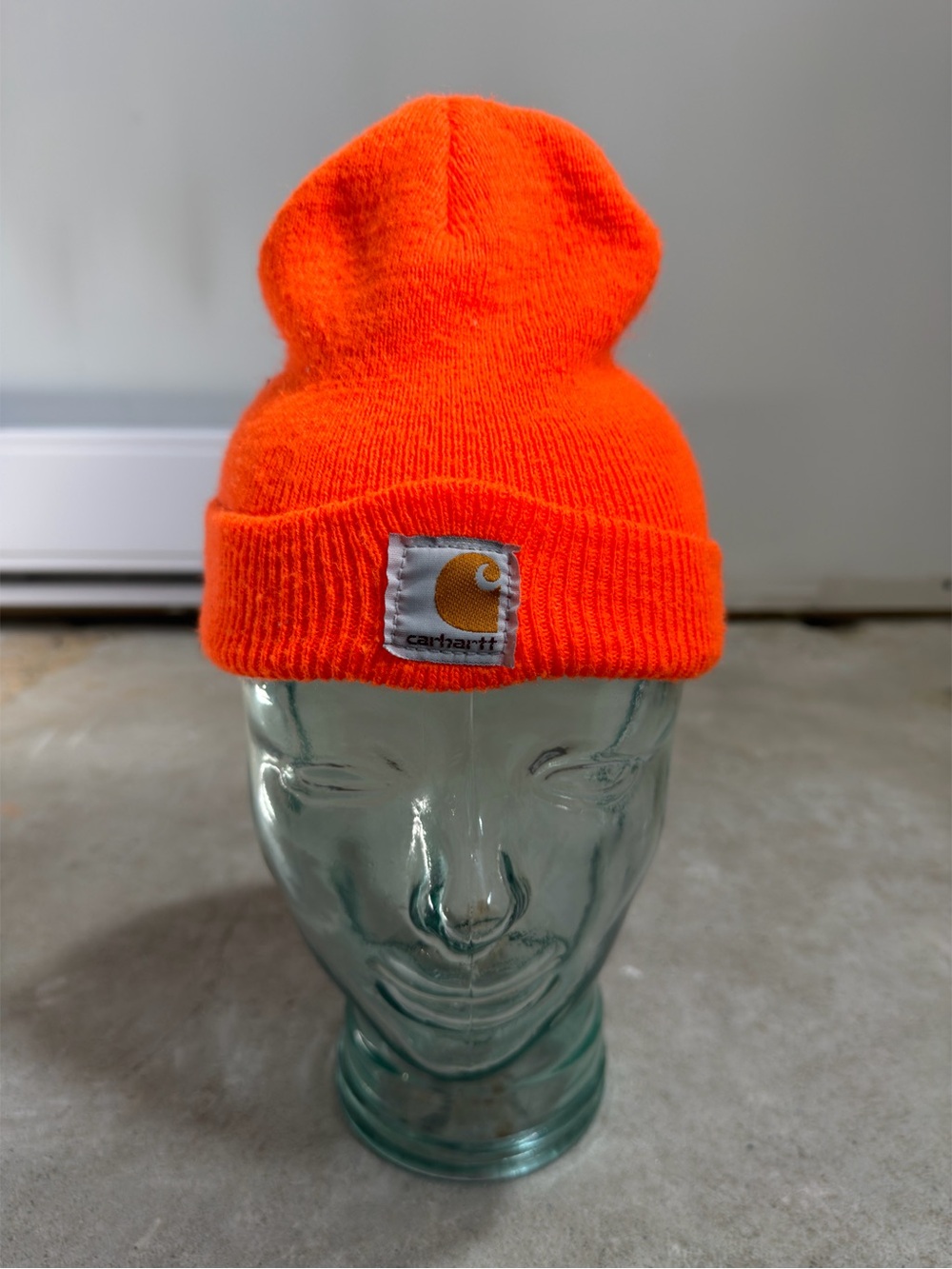 Vintage Carhartt Orange Beanie Toque